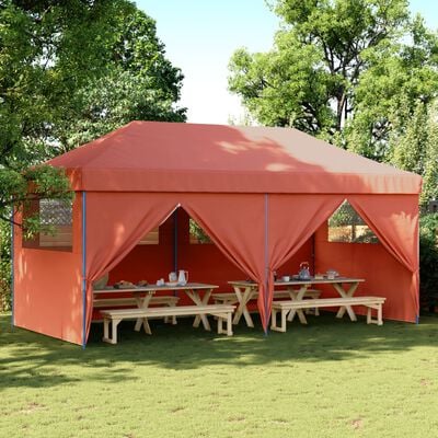 Pop-Up Faltzelt / Partyzelt 3x6m mit/ohne Seitenwänden (11Farben 3Varianten)