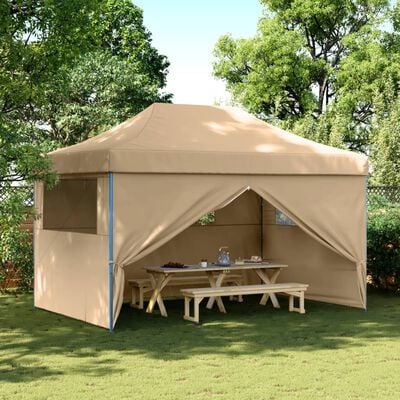 Pop-Up Faltzelt / Partyzelt 3x4,5m mit/ohne Seitenwänden (11Farben 3Varianten)