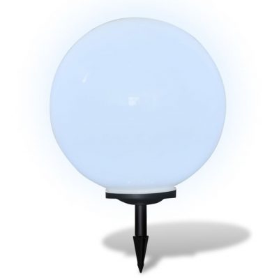 1-8Stk. LED Solarleuchte mit Erdspieß Kugelleuchte 15-50cm Ø Weiß IP44 (5Größen&6Staffelungen) – Bild 8