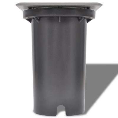 3er-Set Outdoor LED Bodeneinbaustrahler Quadratisch/Rund Silbern IP67 Warmweiß (2Varianten) – Bild 9