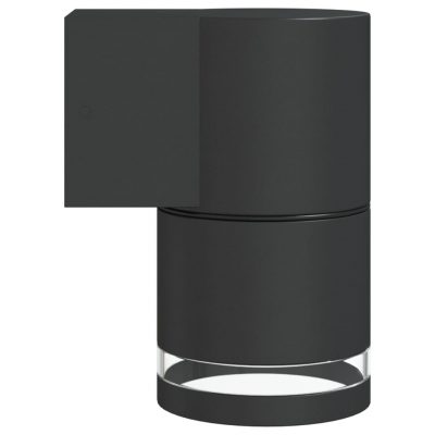 1/2Stk. Gartenleuchte aus Aluminiumdruckguss Schwarz Außenwandleuchte IP44 GU10 – Bild 3