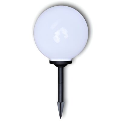 1-8Stk. LED Solarleuchte mit Erdspieß Kugelleuchte 15-50cm Ø Weiß IP44 (5Größen&6Staffelungen) – Bild 5