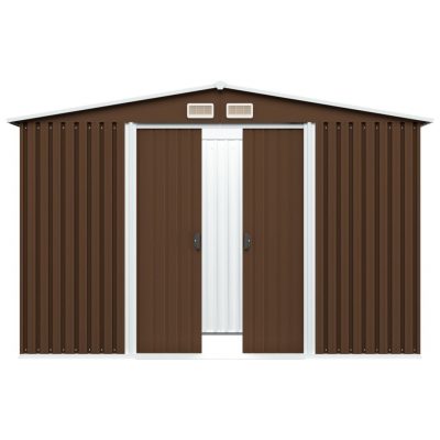 Geräteschuppen aus verzinkten Stahl 257x205x178cm (4Farben) – Bild 2
