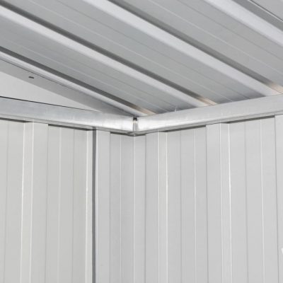 Geräteschuppen aus verzinkten Stahl 257x205x178cm (4Farben) – Bild 5