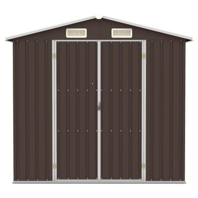 Gerätehaus aus verzinkten Stahl 205x129x183cm (4Farben) – Bild 2