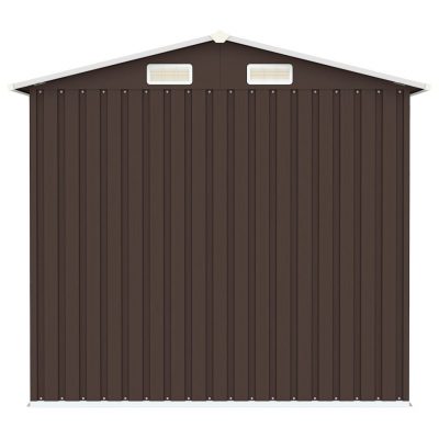 Gerätehaus aus verzinkten Stahl 205x129x183cm (4Farben) – Bild 4