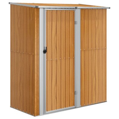 Geräteschuppen aus verzinkten Stahl 180,5x97x209,5cm (4Farben)