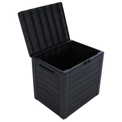 Gartentruhe aus Polypropylen Anthrazit/Braun 140-290L (2Farben 3Größen) – Bild 5