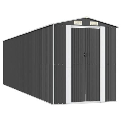 Gartenschuppen / Gerätehaus aus verzinkten Stahl 192 x 191-1021 x 223cm (5Farben 12Größen)