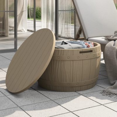 3-in-1 Gartenbox aus Polypropylen Hellbraun/Schwarz (2Farben) – Bild 2