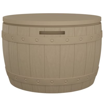 3-in-1 Gartenbox aus Polypropylen Hellbraun/Schwarz (2Farben) – Bild 4
