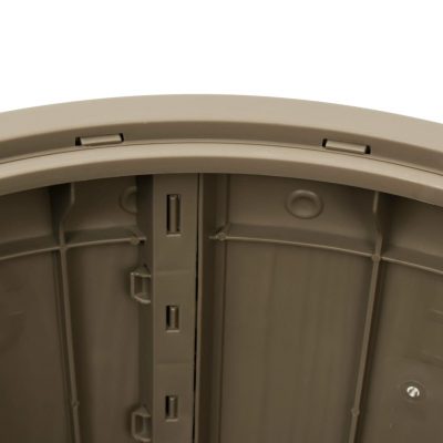 3-in-1 Gartenbox aus Polypropylen Hellbraun/Schwarz (2Farben) – Bild 6