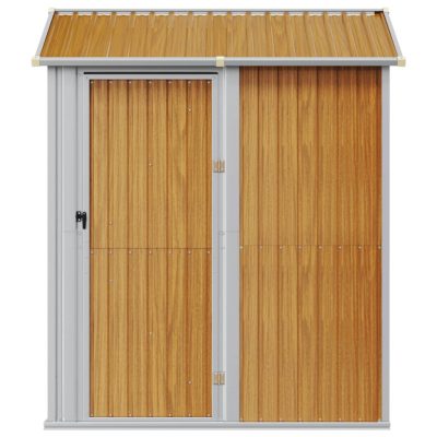Gerätehaus aus verzinkten Stahl 192x152,5x237cm (5Farben) – Bild 3
