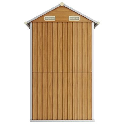 Gerätehaus aus verzinkten Stahl 192x152,5x237cm (5Farben) – Bild 5