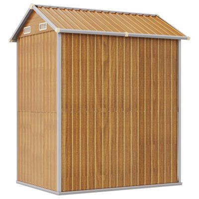 Gerätehaus aus verzinkten Stahl 192x152,5x237cm (5Farben) – Bild 4