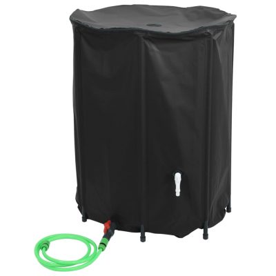 Wassertank / Regentonnen mit Wasserhahn Faltbar aus PVC 750L – Bild 2