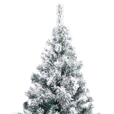 Künstlicher Beschneiter Weihnachtsbaum Grün&Weiß (5Größen) – Bild 2
