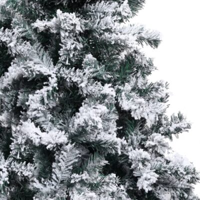 Künstlicher Beschneiter Weihnachtsbaum Grün&Weiß (5Größen) – Bild 3