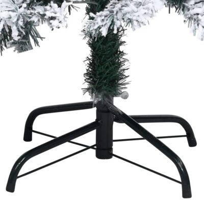 Künstlicher Beschneiter Weihnachtsbaum Grün&Weiß (5Größen) – Bild 4