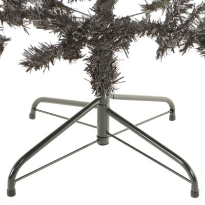 Künstlicher Schlanker Weihnachtsbaum Schwarz (5Größen) – Bild 2
