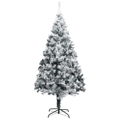 Beschneiter Künstlicher Weihnachtsbaum aus PVC Grün 3/4m (2Größen)