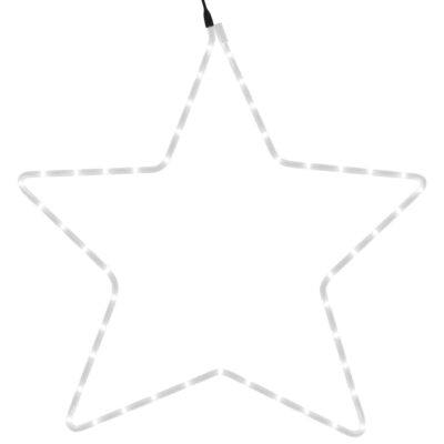 1-3Stk. Weihnachtsstern LED-Silhouette mit 48 LED´s Warmweiß 56cm – Bild 4