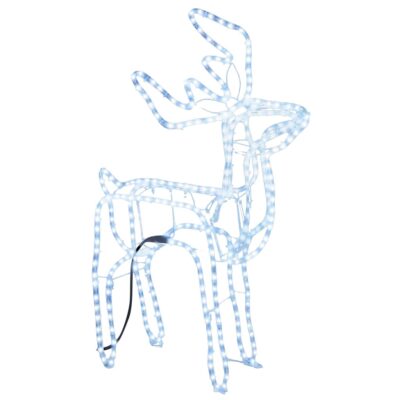 1-3Stk. Rentier LED-Silhouette mit 192 LED´s Kaltweiß 76x42x87cm
