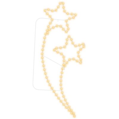 2-16Stk. Lichterketten Sternförmig mit 180 LED´s Warmweiß 125,5x53x4,5cm – Bild 2