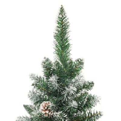 Künstlicher Schlanker Weihnachtsbaum mit/ohne LED´s (5Größen2Varianten) – Bild 2