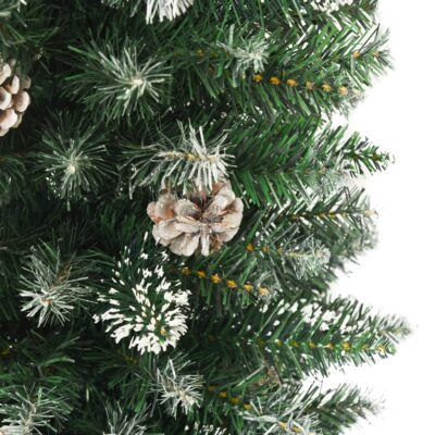 Künstlicher Schlanker Weihnachtsbaum mit/ohne LED´s (5Größen2Varianten) – Bild 3