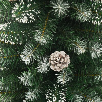 Künstlicher Schlanker Weihnachtsbaum mit/ohne LED´s (5Größen2Varianten) – Bild 4