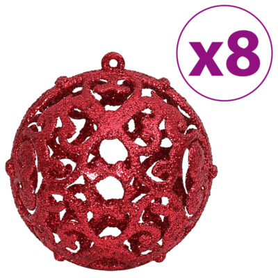 100-tlg. Weihnachtskugeln-Set aus Polystrol Ø3/4/6cm (15Farben) – Bild 2