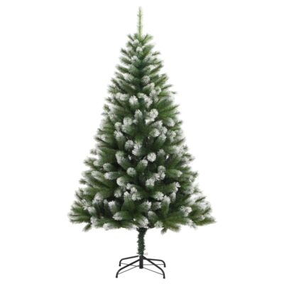 Künstlicher Beschneiter Weihnachtsbaum aus PVC Grün (4Größen)