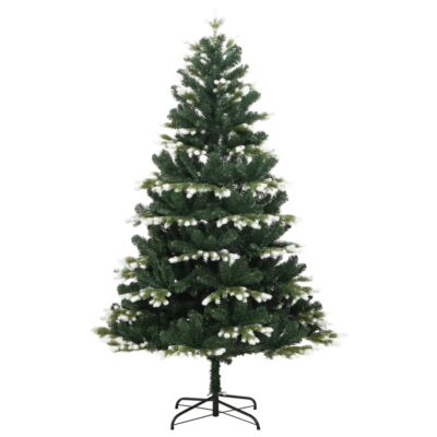 Künstlicher Beschneiter Weihnachtsbaum aus PVC (5Größen)