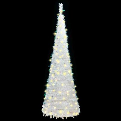 Künstlicher Pop-Up-Weihnachtsbaum 50-200 LED´s Weiß (4Größen)