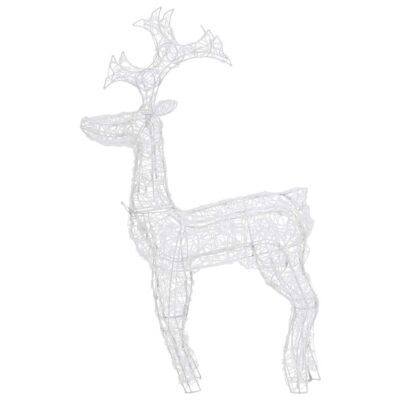 1-3Stk. Rentiere Weihnachtsdekoration aus Acryl mit 90-250 LED´s (4Farben 3Größen) – Bild 4