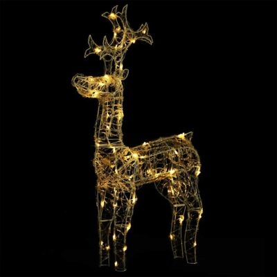 1-3Stk. Rentiere Weihnachtsdekoration aus Acryl mit 90-250 LED´s (4Farben 3Größen) – Bild 8